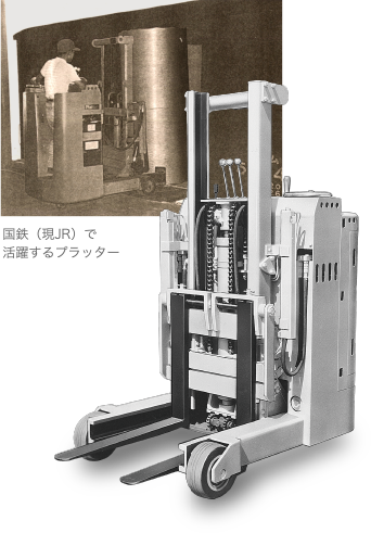 国鉄（現JR）で活躍するプラッター